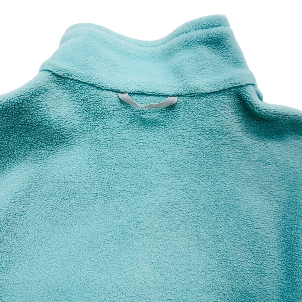 Columbia Women's L Aqua Blue Benton Springs Full Zip Fleece Jacket Mock Neck - Picture 9 of 11